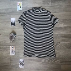 Old Navy | Striped Turtle Neck Top | Medium